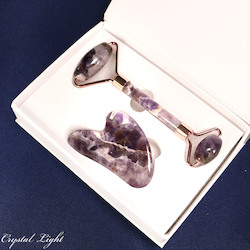 Chevron Amethyst Facial Massage Set