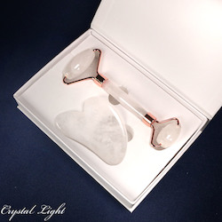 Clear Quartz Facial Massage Set