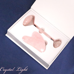 China, glassware and earthenware wholesaling: Rose Quartz Facial Massage Set