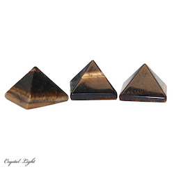 Tiger's Eye Pyramid