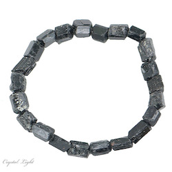 Black Tourmaline Raw Bracelet