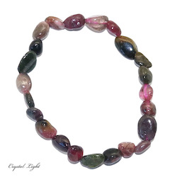 China, glassware and earthenware wholesaling: Mixed Tourmaline Tumble Bracelet