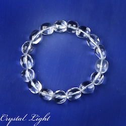 China, glassware and earthenware wholesaling: Clear Quartz Tumble Bracelet