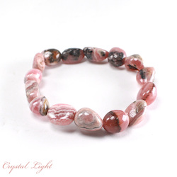 China, glassware and earthenware wholesaling: Rhodochrosite Tumble Bracelet