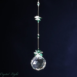 Ball Drop Suncatcher- Emerald/ 50mm