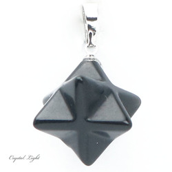 Black Obsidian Merkaba Pendant