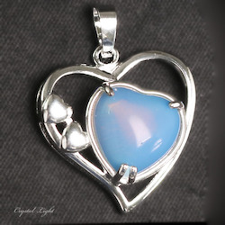 Opalite Multi-Heart Pendant