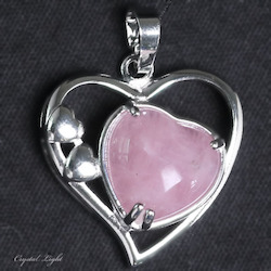 Rose Quartz Multi-Heart Pendant