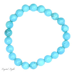 Light Blue Howlite 8mm Bracelet