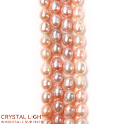 Freshwater Pearl Beads- Peach