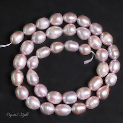 China, glassware and earthenware wholesaling: Freshwater Pearl Beads- Mauve