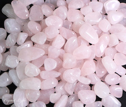 China, glassware and earthenware wholesaling: Rose Quartz Brazil Tumble 10-20mm