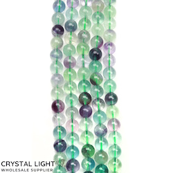 Rainbow Fluorite Beads 6mm