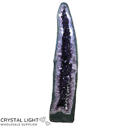 China, glassware and earthenware wholesaling: Amethyst Cave with Calcite (A-Grade)