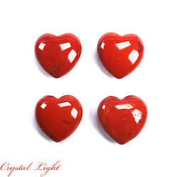 China, glassware and earthenware wholesaling: Red Jasper Small Heart