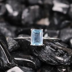 Blue Topaz Ring