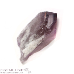 China, glassware and earthenware wholesaling: Semi-Polished Smokey Amethyst Point Wand