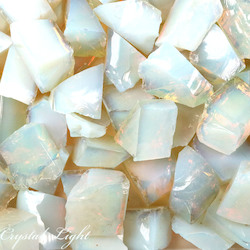 China, glassware and earthenware wholesaling: Opalite Rough/ 300g