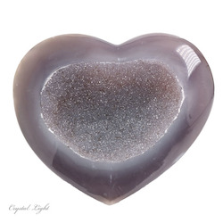 Agate Druse Heart