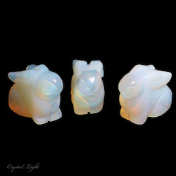 China, glassware and earthenware wholesaling: Opalite Rabbit - (Hare)