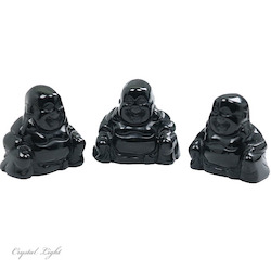 Black Obsidian Buddha