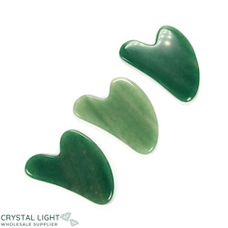 China, glassware and earthenware wholesaling: Green Aventurine Gua Sha