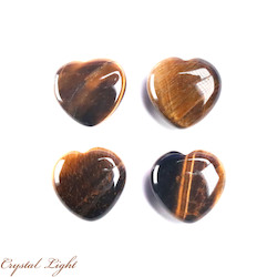 China, glassware and earthenware wholesaling: Tiger's Eye Heart