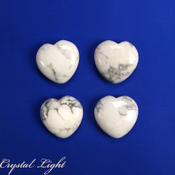 Howlite Heart