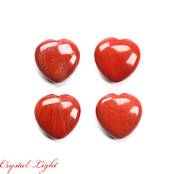 China, glassware and earthenware wholesaling: Red Jasper Heart