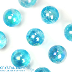 Blue Aura Quartz Sphere/ 19mm