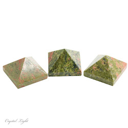 China, glassware and earthenware wholesaling: Unakite Pyramid