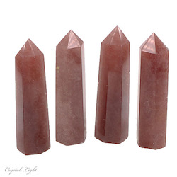 Strawberry Quartz Polished Point