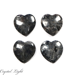 China, glassware and earthenware wholesaling: Larvikite Flat Heart