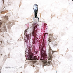 Pink Tourmaline Rough Pendant