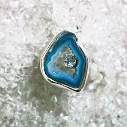 China, glassware and earthenware wholesaling: Blue Agate Ring - Adjustable