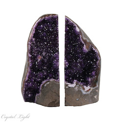 Amethyst Bookends