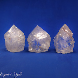 Clear Quartz Cut Base Point