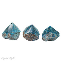 Blue Apatite Cut Base Point