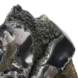 Black Amethyst Cut Base Druse