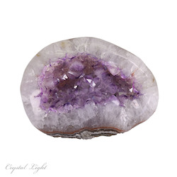 Amethyst polished druse