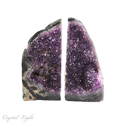 Amethyst Bookends