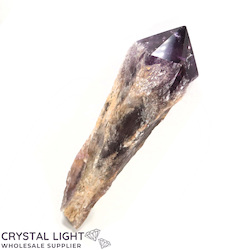 Amethyst Semi Polished Wand