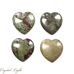 China, glassware and earthenware wholesaling: Dragonstone Small Flat Heart