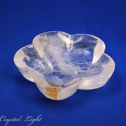 Clear Quartz Flower Dish