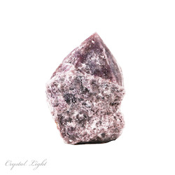 Lepidolite Cut Base Point