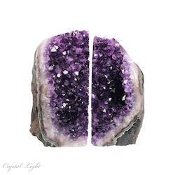 Amethyst Bookends