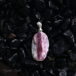 Pink Tourmaline Rough Pendant