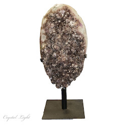 China, glassware and earthenware wholesaling: Amethyst Druse on Stand