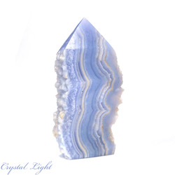 Blue Lace Agate Polished Point