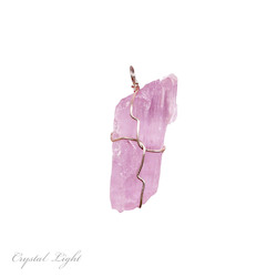 China, glassware and earthenware wholesaling: Kunzite Pendant #3